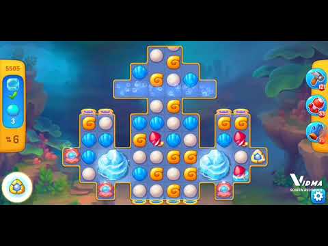 Fishdom. 5504 - 5508 one shot 🎯 levels no boosters and diamonds