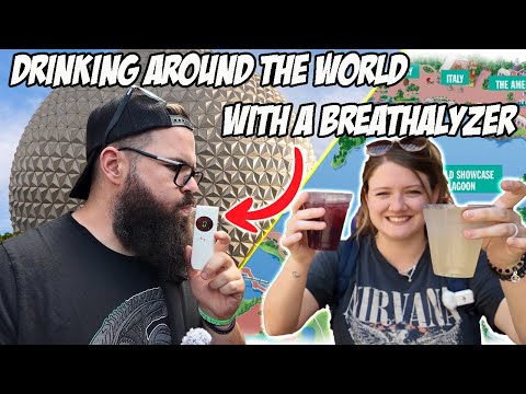 How DRUNK do you get? Drinking Around the World at EPCOT... With a Breathalyzer 🍻