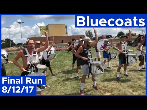DCI FINALS 2017 || Bluecoats - Final Rehearsal Run