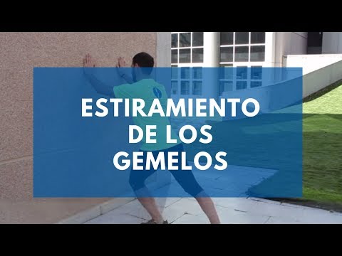 Estiramiento de los gemelos