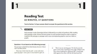 PSAT Test 2, Section 1, 1-4
