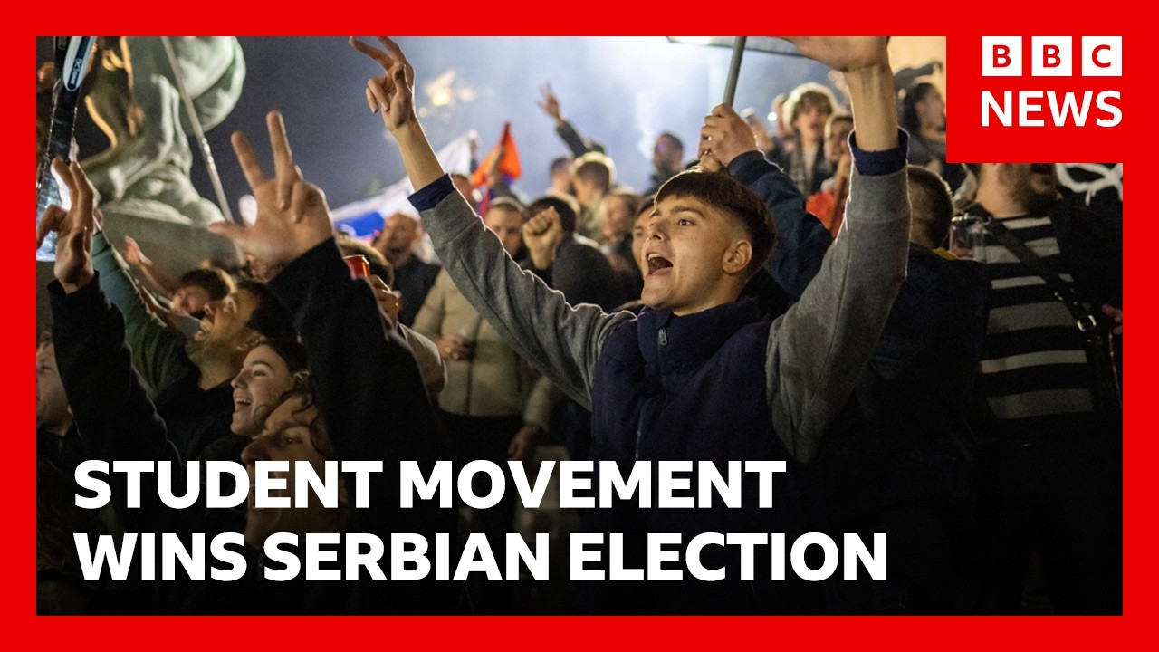 Video: Vučić concedes to student-led list with 135-140 seats in Serbia vote