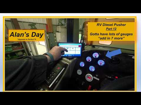 Thumbnail for Alan's Day   Part 12  RV Diesel Pusher Motorhome  Gotta have lots of gauges “add in 7 more” by Video c, video, vide
