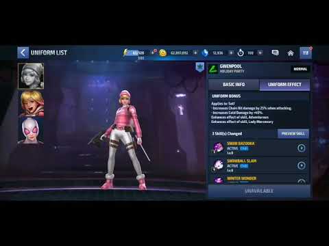 MFF: Gwenpool Xmas Uniform - Preview