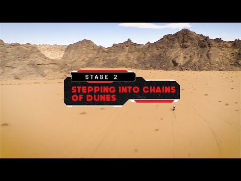 Mission Dakar 2022: Stage 2 - Stepping into Chains of Dunes
