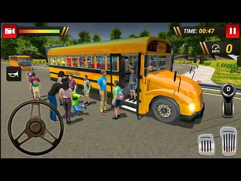 Off-road School Bus Driving Simulator 2020 Android Gameplay #1