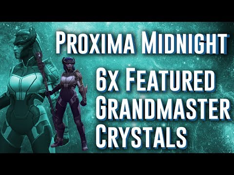 6x Proxima Midnight Featured Grandmaster Crystal Opening | Marvel Contest of Champions