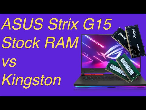 ASUS Strix G15 RAM Upgrade Benchmark