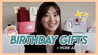 🎂🎁 BIRTHDAY GIFT UNBOXING: Cartier, Chanel Beauty, Jo Malone, Mejuri, Nike, etc. | Crystall Cho