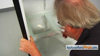 How To: GE Refrigerator Vegetable Drawer Cover Frame WR32X10537