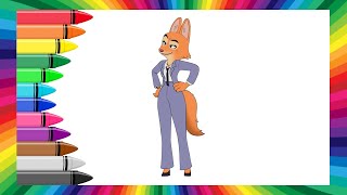 How to Draw Diane Foxington from Bad Guys 2 Drawing Tutorial