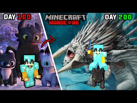 I AM KOPI - I Survived 200 Days in Mysterious Dragon's World in Hardcore Minecraft (Hindi)