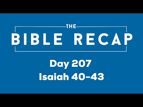 Day 207 (Isaiah 40-43)