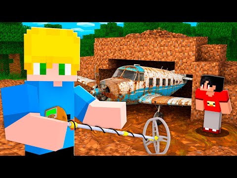 Encontramos um AVIÃO ABANDONADO no Minecraft!