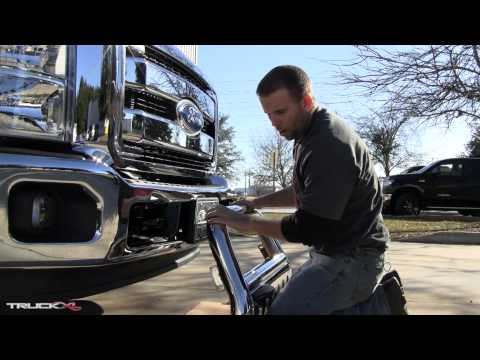 Stainless Steel Bull Bar Installation on 2011 Ford F-250