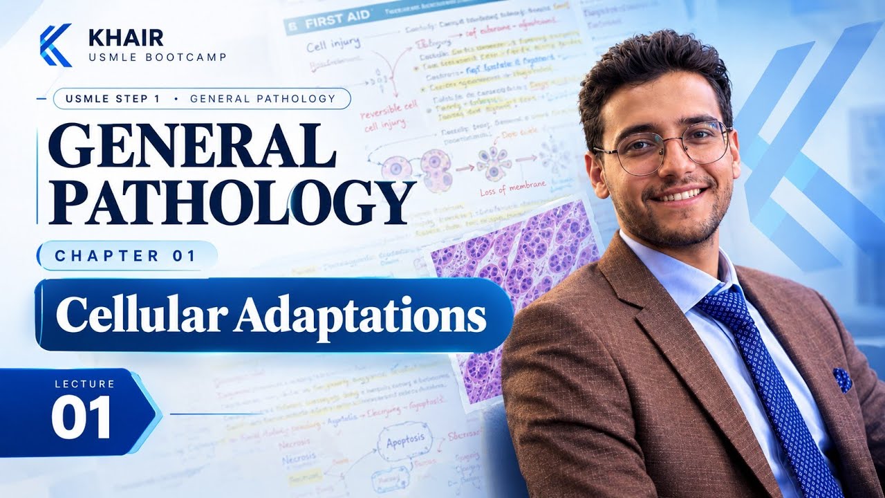 GENERAL PATHOLOGY 1 (Cellular adaptations) | DR. KHAIR USMLE STEP 1