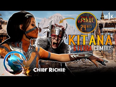 Easy & ADVANCED Kitana (Ferra Kameo) Combos Tutorial - Mortal Kombat 1