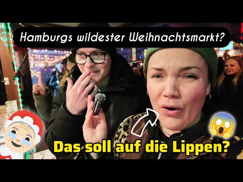 🌶️ SANTA PAULI 🔥 'Spicy' Weihnachtsmarkt auf der Reeperbahn 🎅🏻🤶🏻✨ (Schnacken und so)