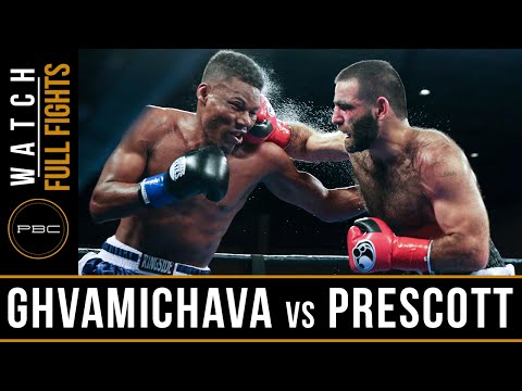 Prescott vs Ghvamichava FULL FIGHT: July 12, 2016 - PBC on FS1