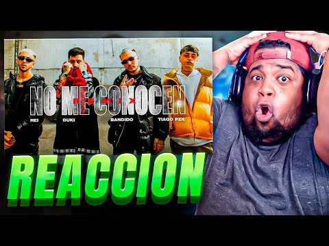 REACCIONANDO NO ME CONOCEN (REMIX) - BANDIDO, DUKI, REI, TIAGO PZK | MrVargasTv