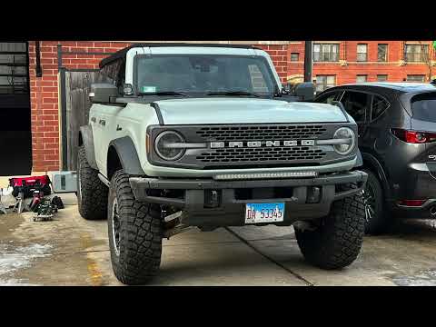Bronco Bora Offroad 0.75" wheel spacer install