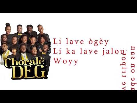 Chorale DEG-  Ma va wè Li (lirik)