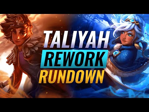 Taliyah FULL REWORK BREAKDOWN: AOE Q is Back! - League of Legends Patch 12.8