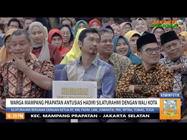 Warga Mampang Prapatan Antusias Hadiri Silaturahmi dengan Wali Kota