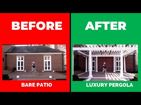 From Bare Patio to Luxury Pergola | Baltimore Campus Upgrade