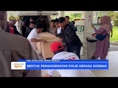 EVAKUASI JENAZAH JONI HENDRA KORBAN PENEMBAKAN KKB BERJALAN LANCAR