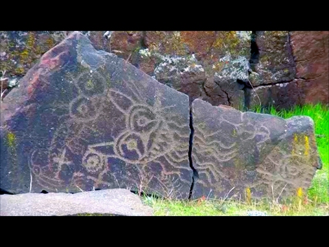 Exploring the Pacific Northwest: Washington State Native American Petroglyphs. Monster Depictions
