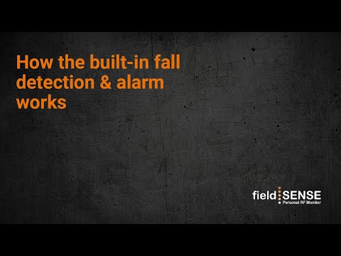 How the built-in fall detection and alarm works