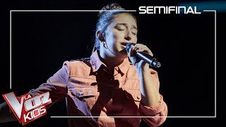 Lola Avilés canta &#39;Te espero aquí&#39; | Semifinal | La Voz Kids Antena 3 2021