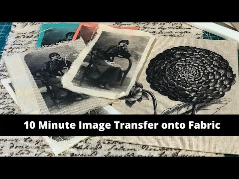 10 Minute Image Transfer on Fabric