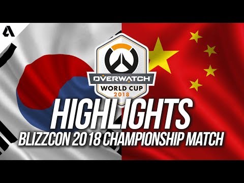 Team South Korea vs Team China | Overwatch World Cup 2018 Grand Finals Highlights