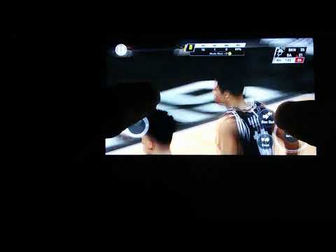 NBA 2k20 mobile my career Episode 28# going up against the San Antonio Spurs