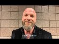 TRIPLE H REACTS TO TYSON FURY KNOCKING OUT DEONTAY WILDER "HE DID EXACTLY WHAT HE SAID HE WOULD DO"