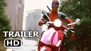 DEADPOOL 2  Scooter Chase  Clip (NEW 2018) Ryan Re