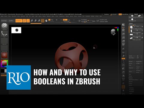 How and Why to Use Booleans in ZBrush