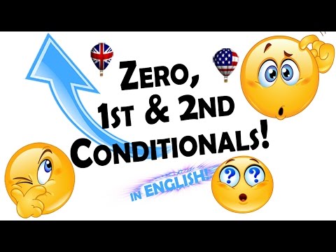 Conditionals - zero, first & second conditionals | ENGLISH GRAMMAR VIDEOS