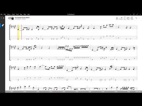 Aerosmith - Fly Away From Here (Play Along Bass Tab)