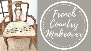 Pair of Chairs Turned French Country