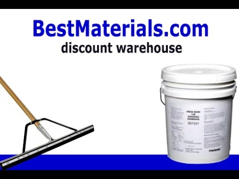 Roofing WaterBase Bonding Adhesive Instructional Video - BestMaterials.com