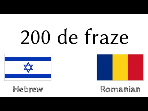 200 de fraze - Ebraică - Română