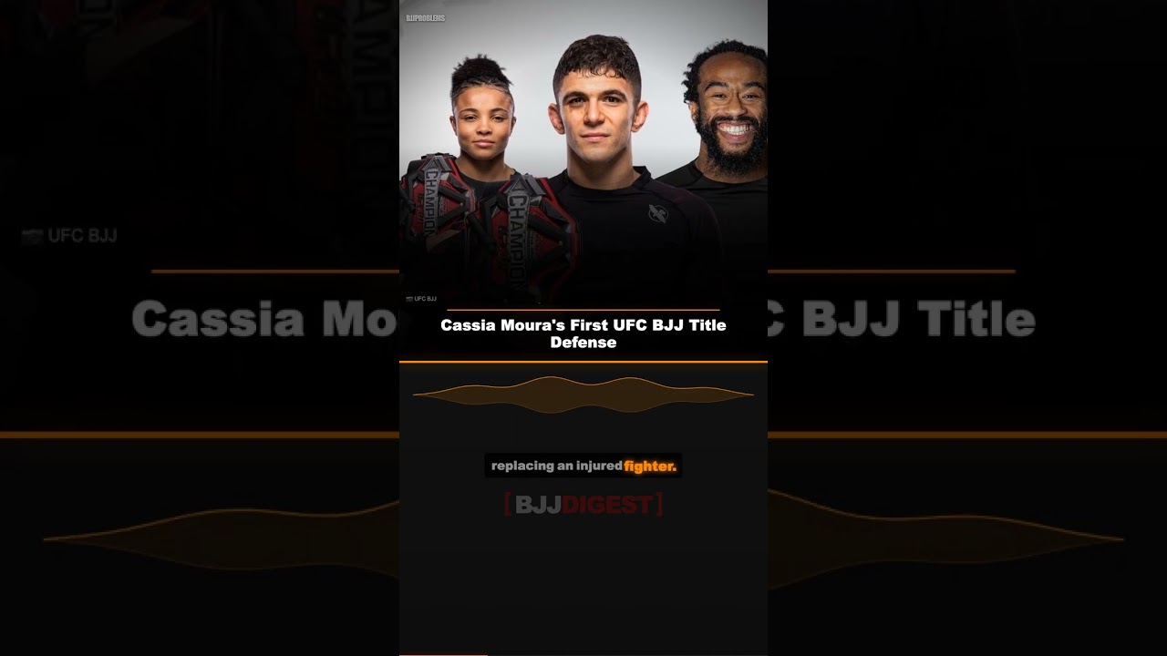Cassia Moura's First UFC BJJ Title Defense #Shorts