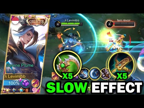 99.9% LING USERS DON'T KNOW THIS SUPER SLOW BUILD | CORROSION SCYTHE NEW META! - Mobile Legends