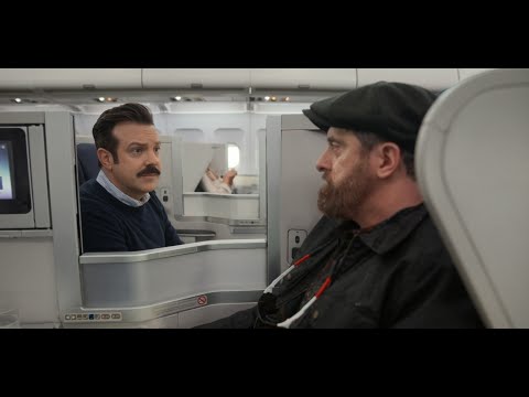 Ted & Coach Beard Say Goodbye / Coach Beard Plane Freakout (Ted Lasso)