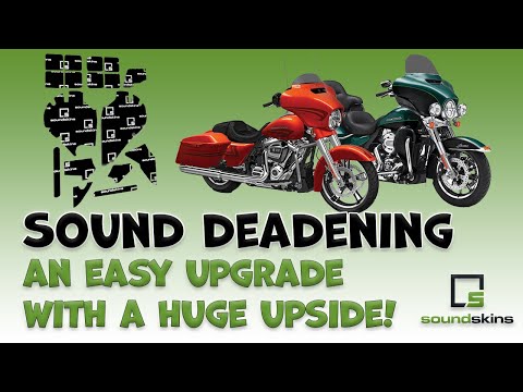 Lets talk Sound Deadening! How SoundSkins can improve Mid bass and Audio on your Harley Davidson®!