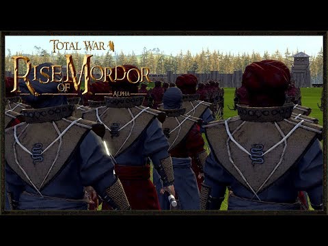 Easterling Siege Of An Elven Fort - Rise Of Mordor Total War Mod Gameplay