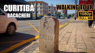 Caminhada em Curitiba Rua Comercial Padrão Fora da Área Nobre Bacacheri - Walking Tour Paraná Brazil